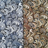 CraftsFabrics 6Pcs Paisley Patterns Cotton Fabric Quilting Patchwork Fabric Fat Quarter Bundles Fabric for DIY Crafts Cloth Sewing
